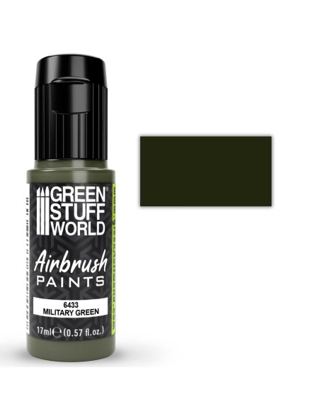 Green Stuff World Peinture aerographe MILITARY GREEN