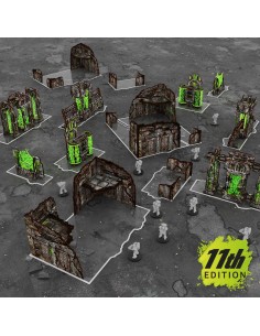Green Stuff World Pack de décors pliables prépeints 11e édition
