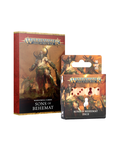 Dés Sons of Behemat - cartes illustrées vendues séparément