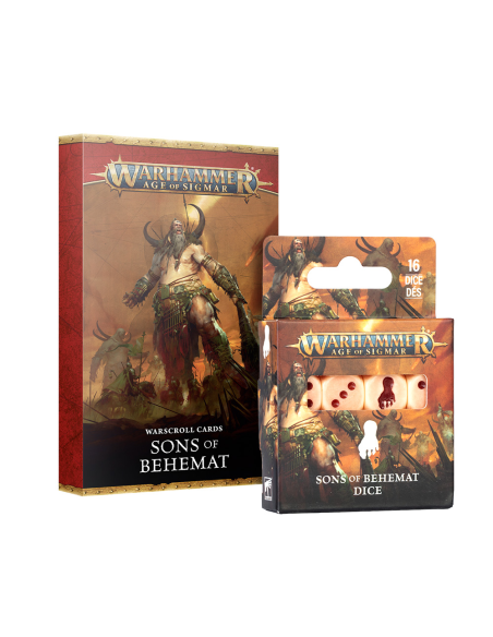 Dés Sons of Behemat - cartes illustrées vendues séparément