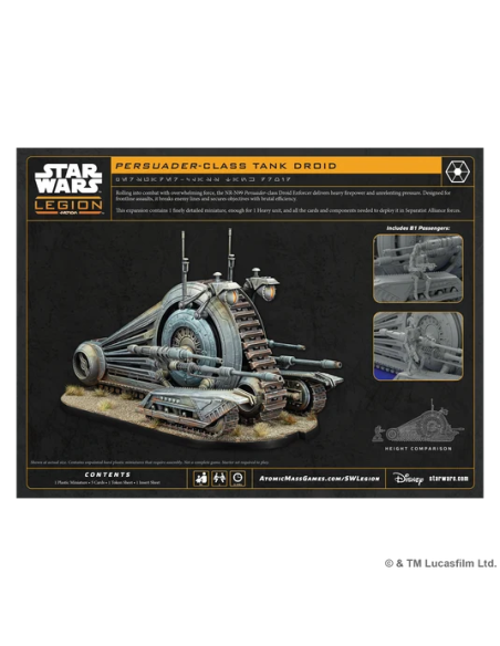 Star Wars Legion : Droïde NR-N99 Persuader (SWQ96)