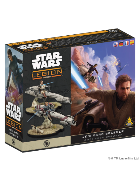 Star Wars Legion : Général Jedi sur BARC Speeder (SWQ141)