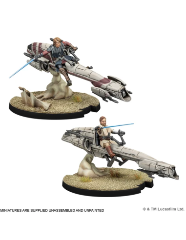 Star Wars Legion : Général Jedi sur BARC Speeder (SWQ141)