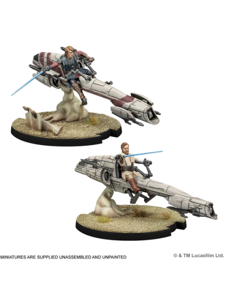 Star Wars Legion : Général Jedi sur BARC Speeder (SWQ141)