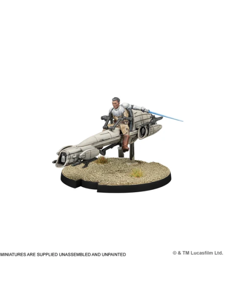 Star Wars Legion : Général Jedi sur BARC Speeder (SWQ141)