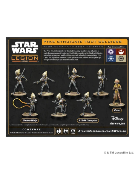 Star Wars Legion : Soldats du Syndicat Pyke (SWQ70)