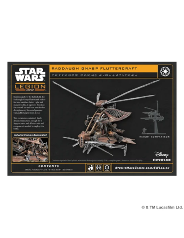 Star Wars Legion : Raddaugh Gnasp Fluttercraft (SWQ51)