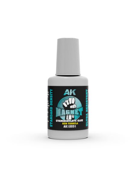 AK Interactive AK12031 - Colle cyanoacrylate MAGNET 8 g avec pinceau