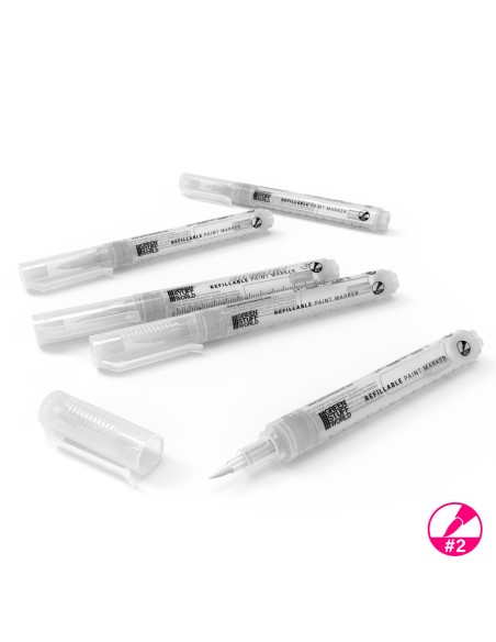 Stylos-feutres rechargeables taille 2 – Lot de 5