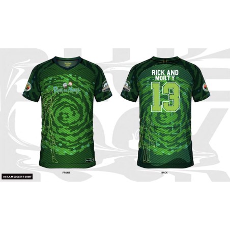 RICK & MORTY - Rick & Morty 13 - Maillot de Foot Homme (XXL)