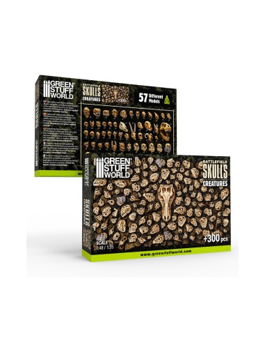 300x Crânes de Créatures 1:48-1:35