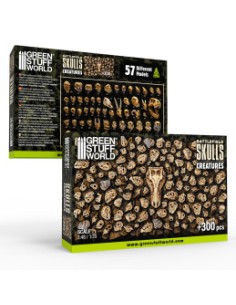 300x Crânes de Créatures 1:48-1:35 2