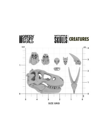 300x Crânes de Créatures 1:48-1:35