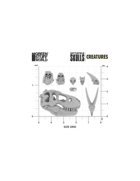 300x Crânes de Créatures 1:48-1:35