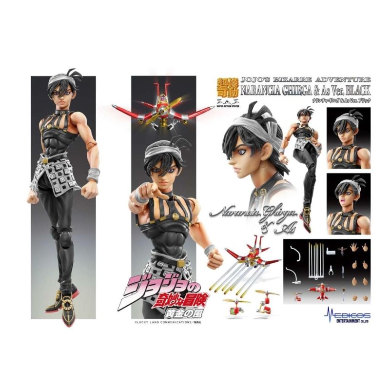 JOJO PART 5 - Narancia & Aerosmith - Figurine Chozokado 14cm