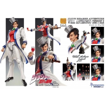 JOJO PART 1 - Will Anthonio Zeppeli - Figurine Chozokado 16cm
