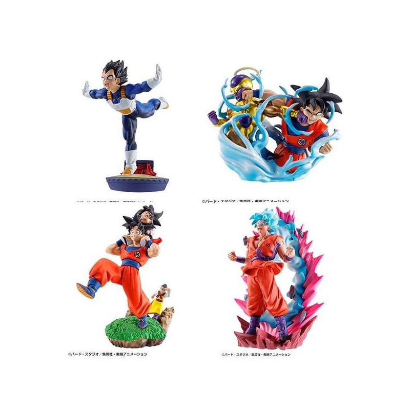 DRAGON BALL - Dracap Re Birth Limit Breaking -Set 4 Statuettes 8.5cm