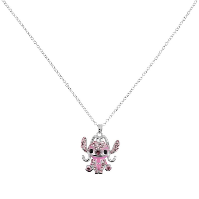 ANGEL - Collier avec Pendentif Serti de Pierres 16mm