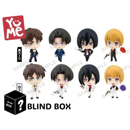 ATTACK ON TITAN - Shirokuro Vol 1 - Assort. 12 Figurines Blind Box