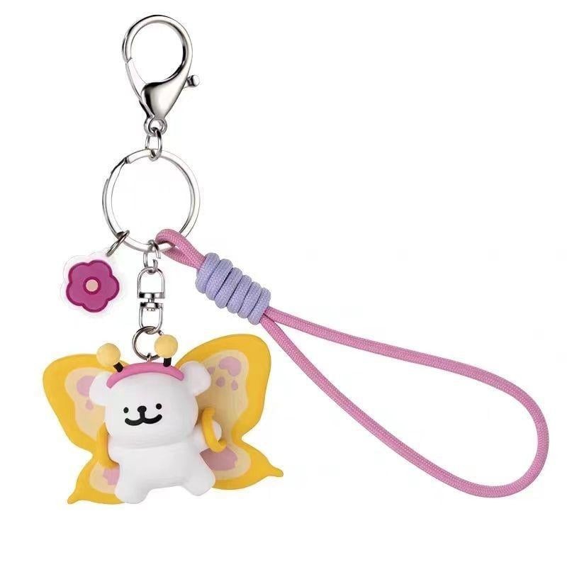 MALTESE - Keychain Butterfly Maltese - Display 10 pcs