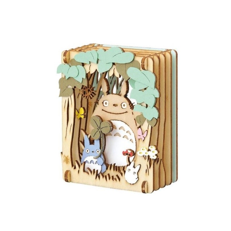MON VOISIN TOTORO - Totoro - Théâtre de papier Style Bois