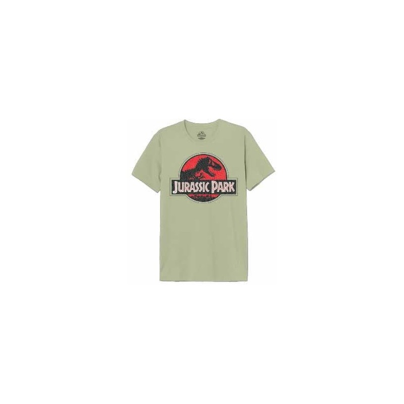 JURASSIC PARK - Grunge logo jurassic - T-Shirt Homme (XXL)
