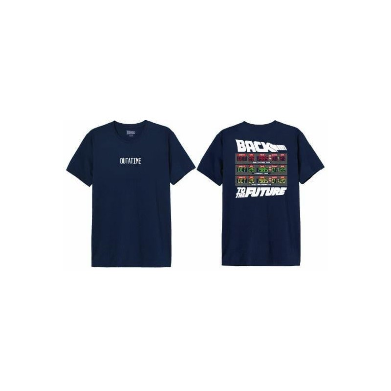 RETOUR VERS LE FUTUR - Outatime - T-Shirt Homme (XXL)