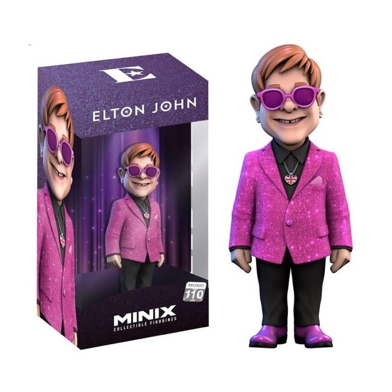 MUSIQUE - Elton John - Figurine Minix 12cm