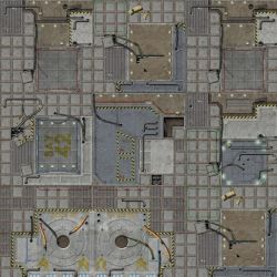 Frontier Sci-Fi Gaming Mat 3x3