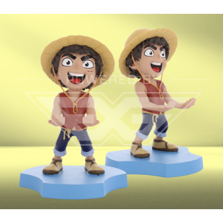 ONE PIECE NETFLIX - Luffy - Support Manette & Portable 'Holdem' - 11cm