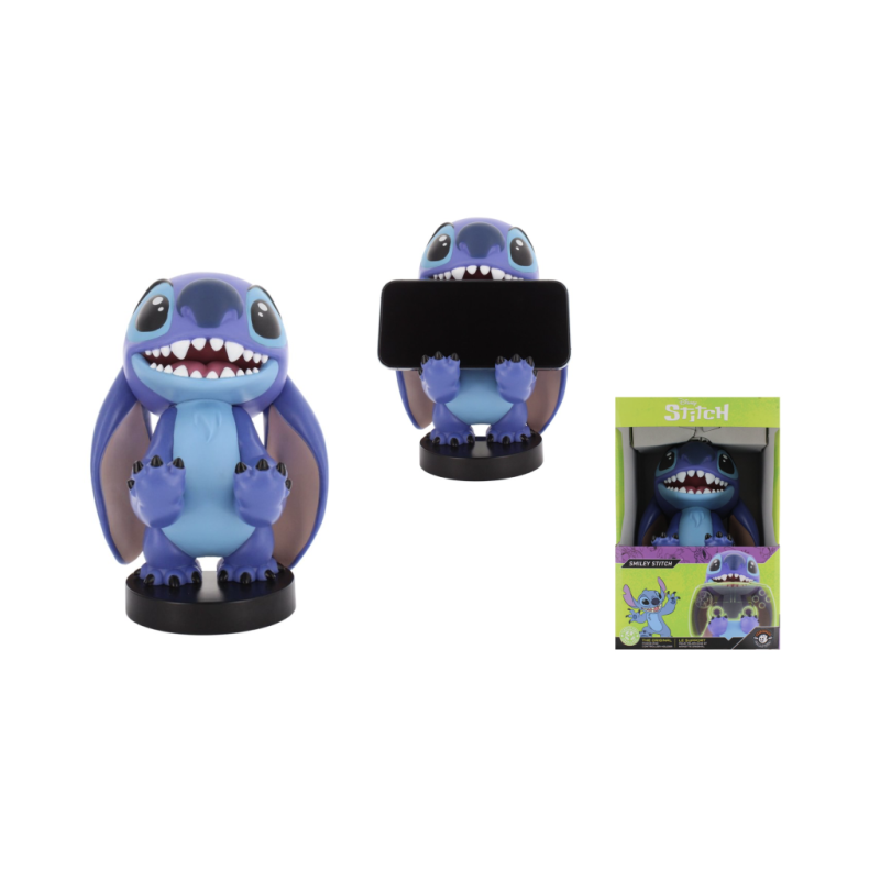 STITCH - Smiley - Support Manette & Portable - 20cm