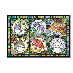 MON VOISIN TOTORO - Toutes les saisons - Puzzle vitrail 1000P