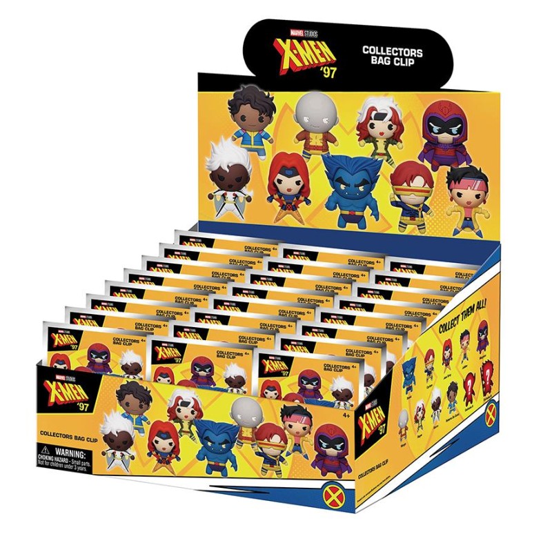X-MEN '97 - 3D Foam Bag Clip (Display 24 Pcs)