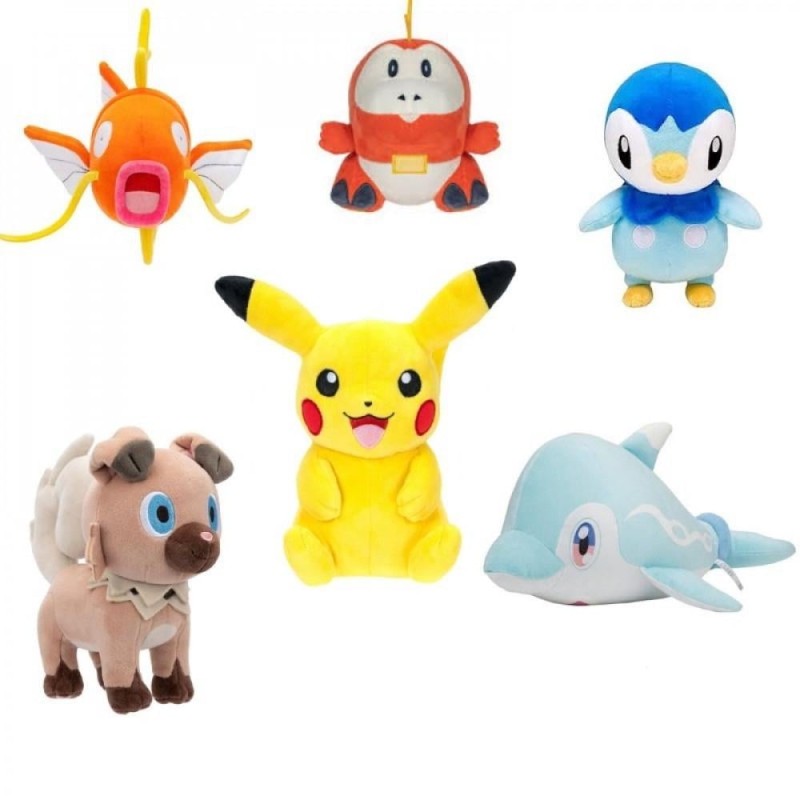 POKEMON - Peluche 20 cm Wave 20 - Display 6 Pcs