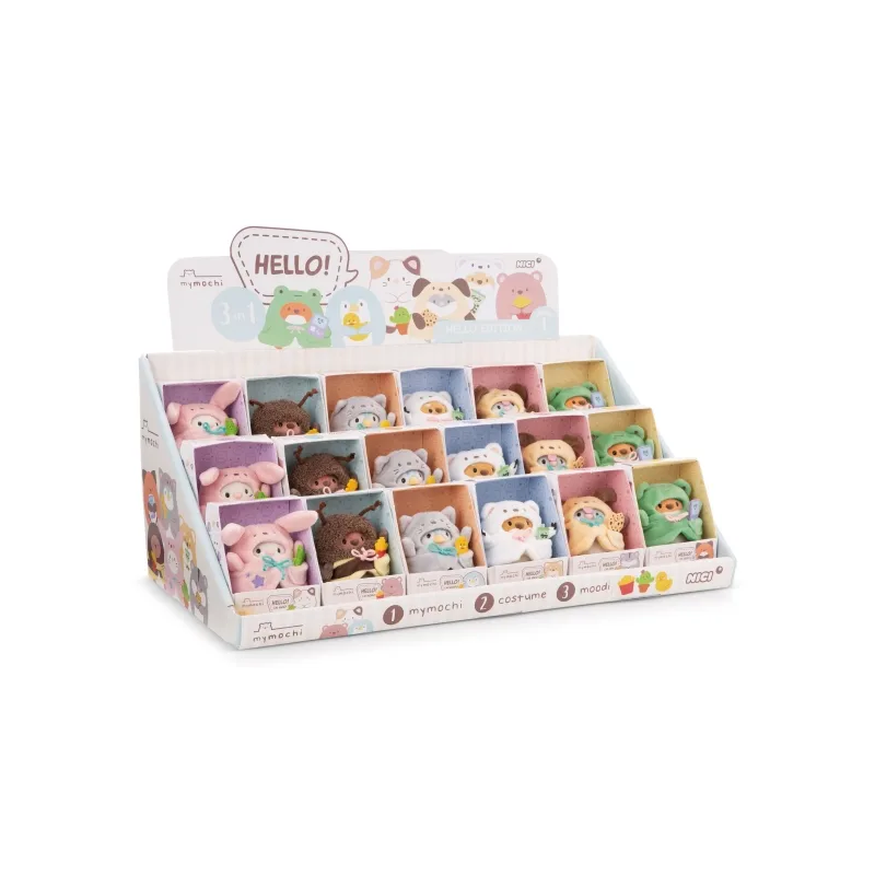MYMOCHI - Display Figurines 6 Personnages 8cm - 18pc