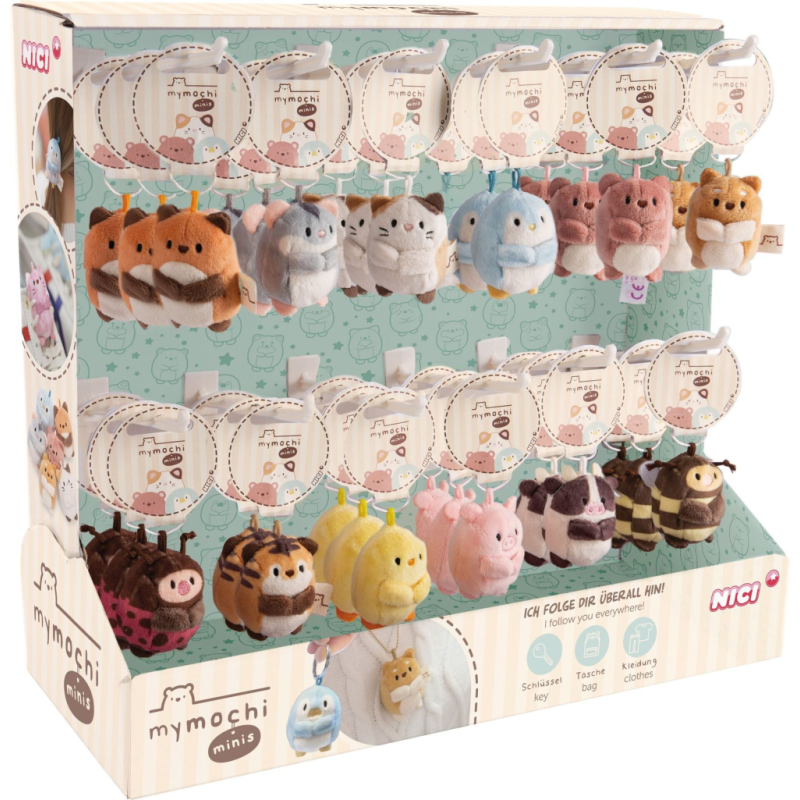 MYMOCHI - Display Figurines 12 Personnages 5cm - 36pc
