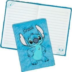 STITCH - Bleu - Notebook A5 Fourrure