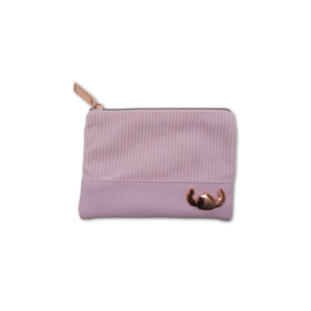 STITCH & ANGEL - Rose Corduroy Fashion Duo - Porte-monnaie '14x10x1cm'