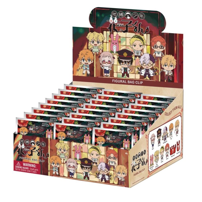 TOILET BOUND HANAKO-KUN - Series 3 - 3D Foam Bag Clip (Display 24 Pcs)
