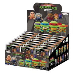 LES TORTUES NINJA -  Series 1 - 3D Foam Bag Clip (Display 24 Pcs)
