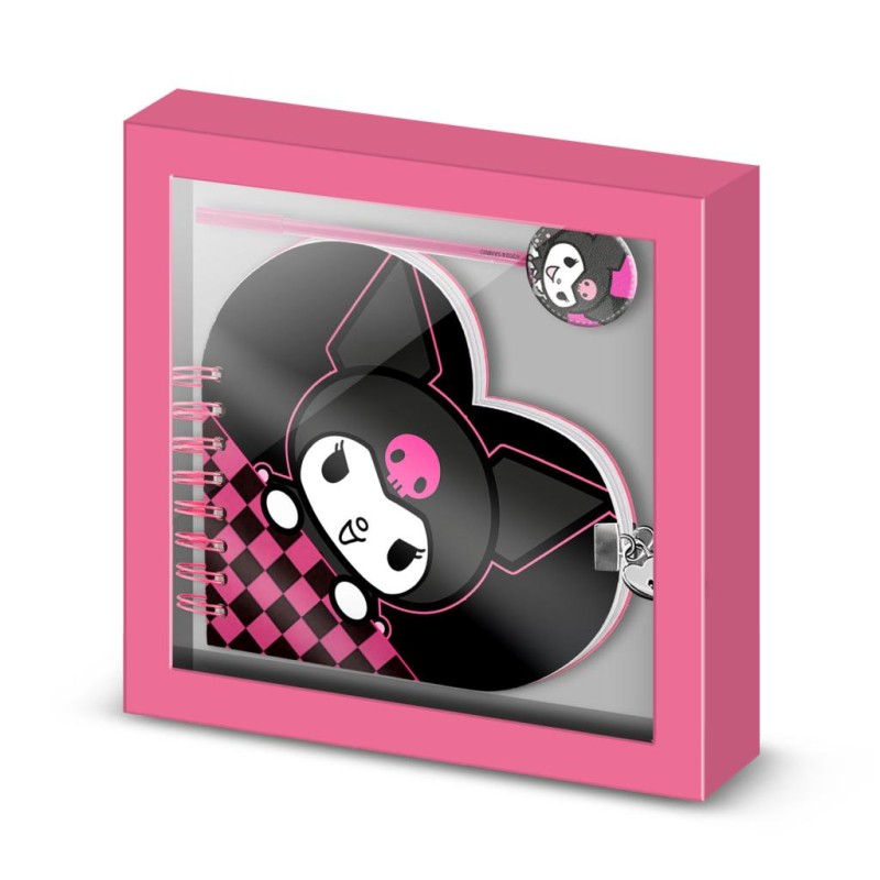 HELLO KITTY - Kuromi - Gift Box - Journal Secret + Stylo Bille