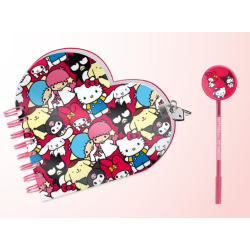 HELLO KITTY & Friends - Gift Box - Journal Secret + Stylo Bille