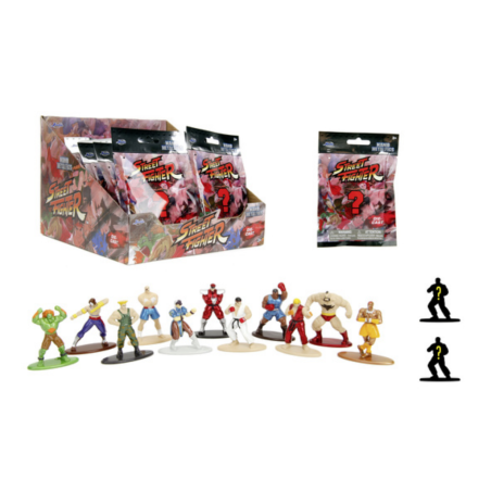 STREET FIGHTER -Display Figurines Nano Mystery 12 Assortiments - 24pc