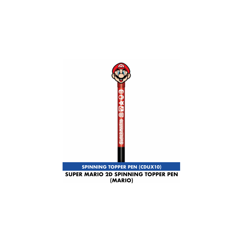 SUPER MARIO - Mario - 2D Spinning Topper Pen
