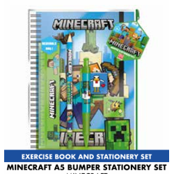 MINECRAFT - A5 Bumper Stationary Set