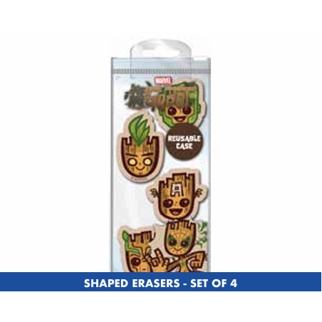 MARVEL - Groot - Eraser Set