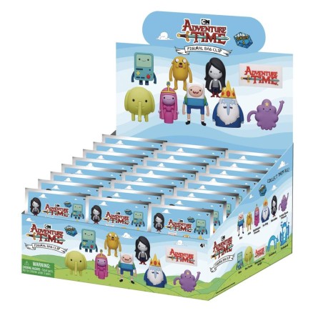 ADVENTURE TIME -  Series 1 - 3D Foam Bag Clip (Display 24 Pcs)