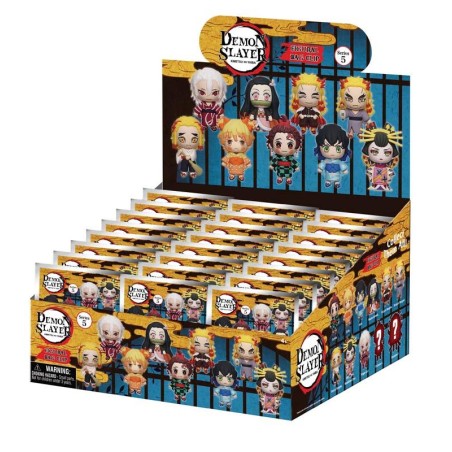 DEMON SLAYER S2 -  Series 5 - 3D Foam Bag Clip (Display 24 Pcs)