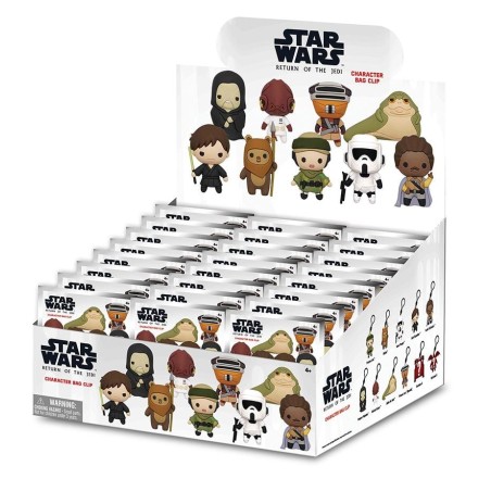 STAR WARS -  Le Retour du Jedi - 3D Foam Bag Clip (Display 24 Pcs)