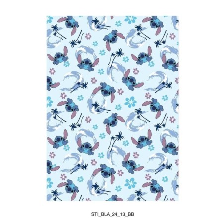 DISNEY - Couverture Flanelle 110x150cm - Stitch